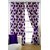 Homec Trendy Printed Curtain Set of 2 (Size - Door 46 X 84 inch/Color - Wine)
