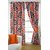 HomecTrendy Printed Curtain Set of 2 (Size - Window 46 X 60 inch/Color - Brown)