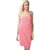 Sexy Backless Style Splendid Peach Polka Dot Print Summer Wrap Skirt Beach Dress