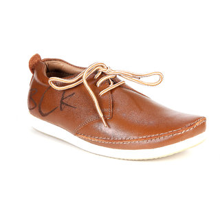 buckaroo tan loafers