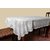 Aransa Classic Party Rose Lace Vinyl 4 Seater Centerpiece Table Cover Beige (91137 cms) - Set of 1