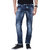 Super-X Blue Skinny Fit Jeans For Men-abc22c