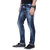 Super-X Blue Skinny Fit Jeans For Men-abc22c