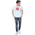 Super-X Blue Skinny Fit Jeans For Men-abc21c