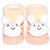 Wonderkids Bunny Baby Socks Booties Orange 0 - 6 Months