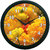 Ae World Yellow Flower Wall Clock (With Glass) 12X12 Inches