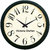 Ae World Victoria Vintage Wall Clock (With Glass) 12X12 Inches