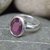 5 Ct Beautiful Handmade Handmade 92.5 Sterling Silver Pink Ruby Gemstone Ring - HR147