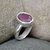 5 Ct Beautiful Handmade Handmade 92.5 Sterling Silver Pink Ruby Gemstone Ring - HR147