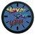 Ae World Never Give Up Wall Clock (With Glass) 12X12 Inches