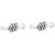 Silverwala Shinny Ring Silver Hoop Earring (BLP442A)