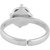 Silverwala Silver Emerald Silver Toe Ring (TR1539)