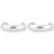 Silverwala Shinny Ring Silver Hoop Earring (BLP414)