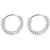 Silverwala Shinny Ring Silver Hoop Earring (BLP410)