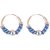 Silverwala Shinny Ring Silver Hoop Earring (BLP446B)