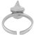 Silverwala Silver Ruby Silver Toe Ring (TR1536J)