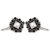 Silverwala Pearl, Sapphire Silver Dangle Earring (TRS3653)