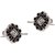 Silverwala Cubic Zirconia, Sapphire Silver Dangle Earring (TRS3653A)