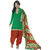 Parisha Green Cotton Printed Salwar Suit Dress Material (Unstitched)