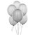 Grey Metallic Balloons - A Pack Of 25