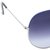 Gansta Gn1025 Silver Aviator Sunglass With Gradient Lenses