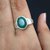 5 Ct Beautiful Handmade Handmade 92.5 Sterling Silver Emerald Gemstone Ring - HR174