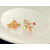 Gold Plated Korean Luxury Hollow Shiny Colorful Crystal Simulated Pearl Stud Earrings