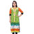 Jaypore Fashion Green Printed With  Strong embroidery Kurti