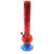 Moksha 16 inch Tall Red Leaf Acrylic Bong. Pipe OD 5.0cm