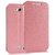Heartly Premium Luxury Pu Leather Flip Stand Back Case Cover For Asus Zenfone 4 A450Cg - Cute Pink