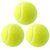 ShopperChoice Green Rubber Cricket Tennis Ball (Pack of 3)