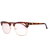 Derry Sunglasses in Clubmaster style In PAnther Transparent shade DERY058