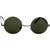 Derry Sunglasses in Vintage style In Gun in Flat Glass(Goggles) DERY547