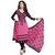 Drapes Black Crepe Printed Salwar Suit Dress Material Unstitched