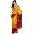 Parchayee Yellow Art Silk Printed Saree With Blouse