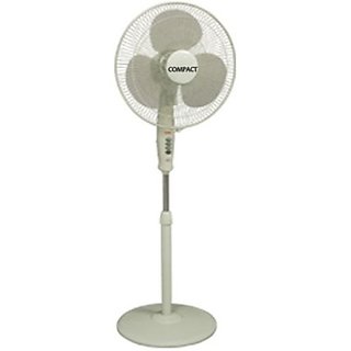 Generic 2X 16 OSCILLATING Pedestal AIR Cooling Electric Fan EXTENDABLE Adjustable Stand White 