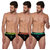 Lux Cozi GLO Assorted Pack of 3 Cotton Briefs
