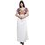 Pistaa Womens Cotton Off White Colour Inskirt Saree petticoats