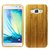 Heartly Handmade Natural Wooden Bamboo Hard Armor Hybrid Bumper Best Back Case Cover For Samsung Galaxy A5 SM-A500F - Li