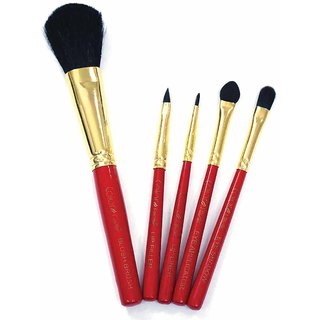 Color Fever Professional Makeup Brush Set - Traditional Red