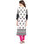 Prakhya Printed Womens Long straight cotton kurta-SW3005PINK