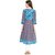 Prakhya Printed Womens Long straight cotton kurta-SW2049ABLUE