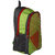Lutyens Unisex Backpack With 2 Compartment Green and Orange-Polyester