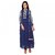 Aaina Blue Georgette Embroidered Suit (SB-3169) (Unstitched)