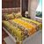 Akash Ganga Multicolour Cotton Double Bedsheet with 2 Pillow Covers (SW05)