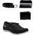 At Classic Men's Black Lace-Up Casual Shoes (Combo)