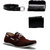 At Classic Men's Brown Lace-Up Casual Shoes