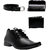 At Classic Mens Black Lace-up Formal Shoes with a Shiner, Belt and a Wallet.