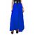 Raabta Womens Royal Blue Skirt With Belt
