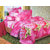 Dekor World Floral 3D Print Bedsheet W/Pillow Cover(DWBS-474)